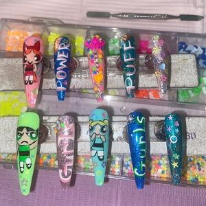 Beautiful homemade press on nails